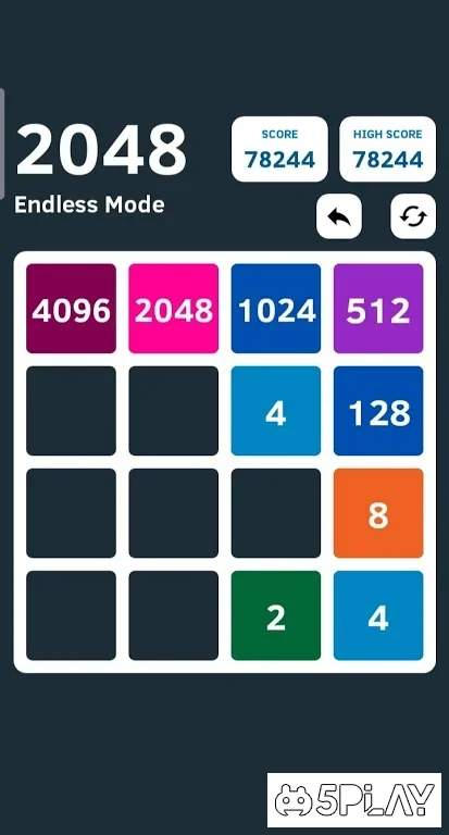 Ekstar 2048 screenshot