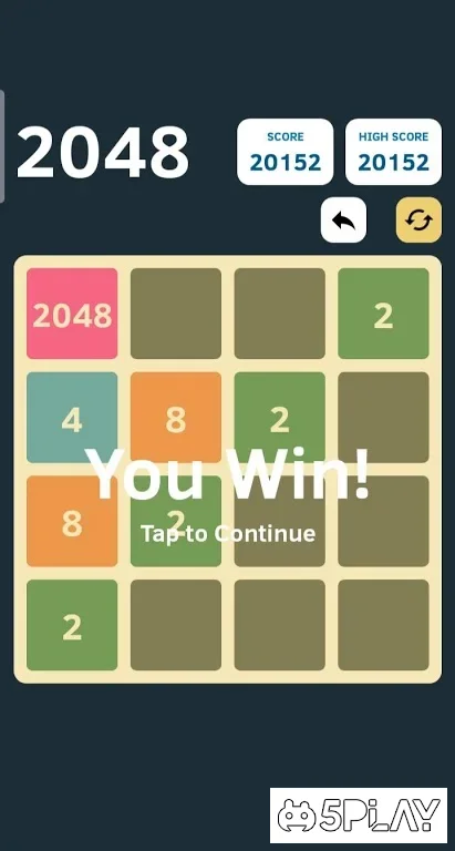 Ekstar 2048 screenshot