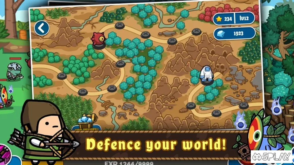 Bow Defence : Addictive Tower Defence screenshot