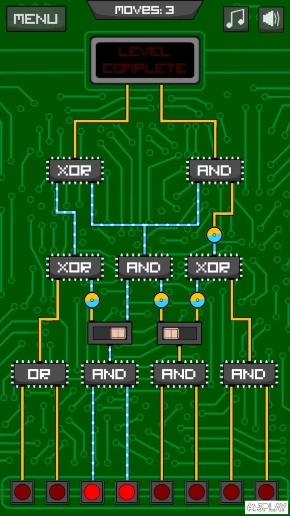 Circuit Scramble - Computer Logic Puzzles screenshot