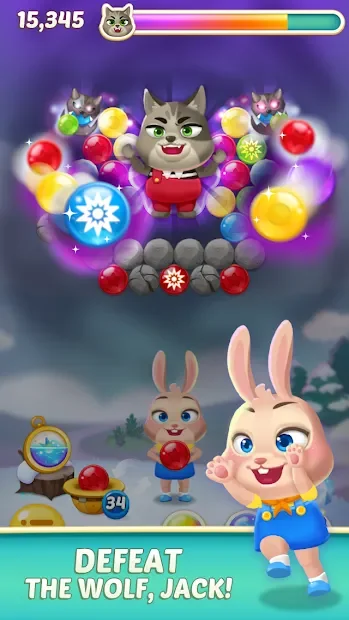 Bunny Pop 2: Beat the Wolf screenshot