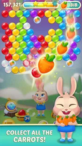 Bunny Pop 2: Beat the Wolf screenshot
