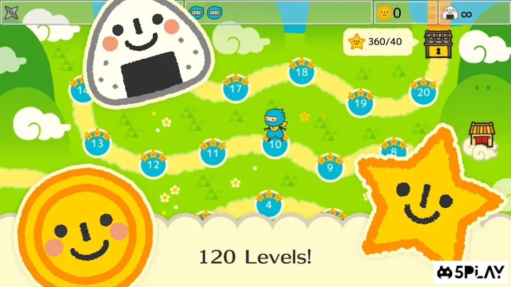 Oshinobisan - Sorao's Shuriken Shot - screenshot