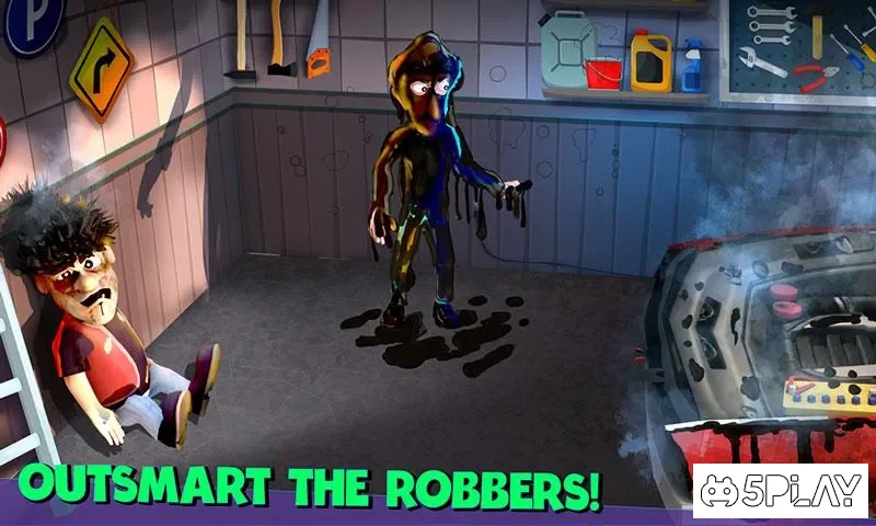 Scary Robber Home Clash screenshot