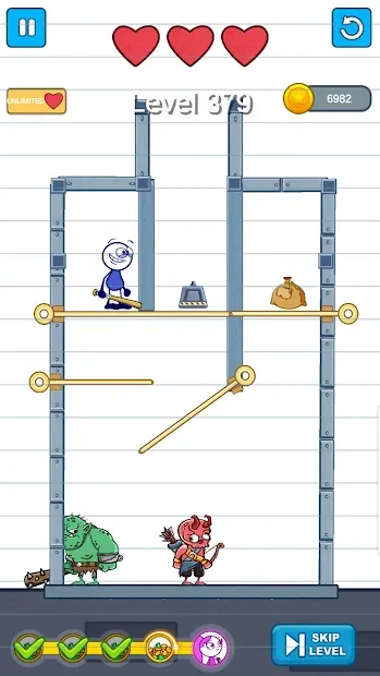 Pencil Boy - Pull The Pin, Rescue Princess screenshot
