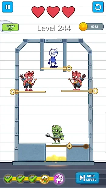 Pencil Boy - Pull The Pin, Rescue Princess screenshot