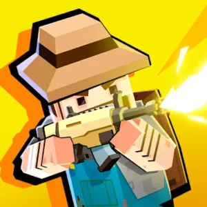 Battle Gun 3D - Pixel Block Fight стрелялки онлайн icon