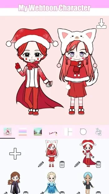 My Webtoon Character - K-pop IDOL avatar maker screenshot