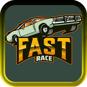 Fast racing cars icon