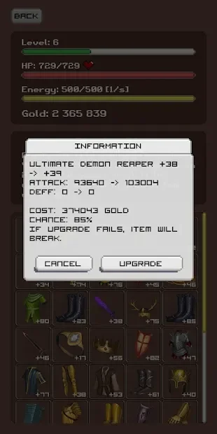 Simplest RPG Game - Text Adventure screenshot