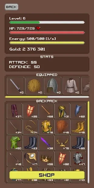 Simplest RPG Game - Text Adventure screenshot