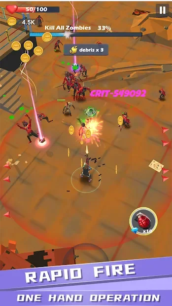 Crazy Zombie - Rapid Shooting screenshot