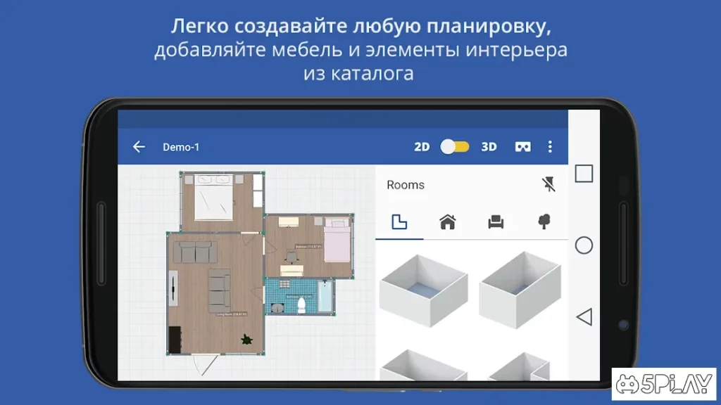 Шведский дизайн интерьера 3D screenshot