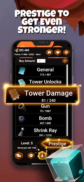 Tower Ball - Incremental Tower Defense screenshot