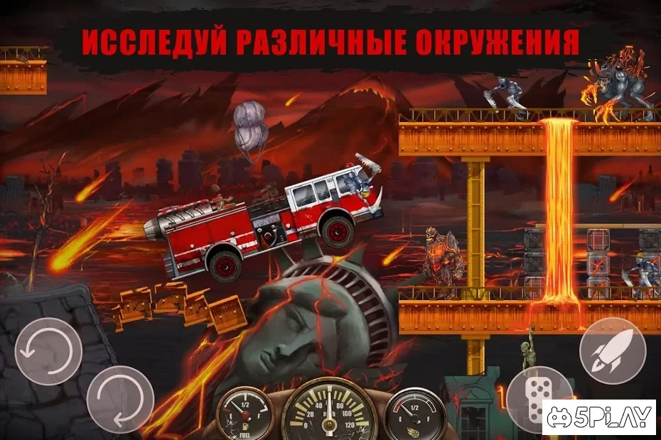 Zombie Hill Racing - Earn To Climb: Игры Про Зомби screenshot