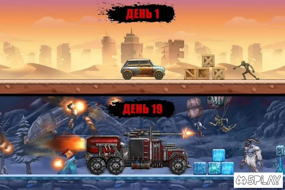 Zombie Hill Racing - Earn To Climb: Игры Про Зомби screenshot