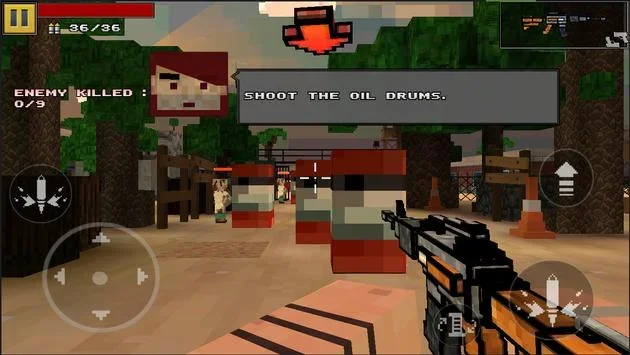 3D Gunner Pixel Battle screenshot