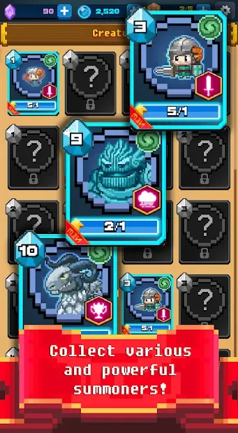 Summoner's Battle 2048 screenshot