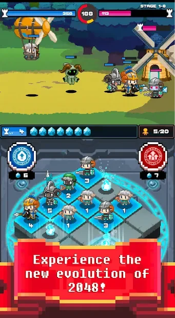 Summoner's Battle 2048 screenshot