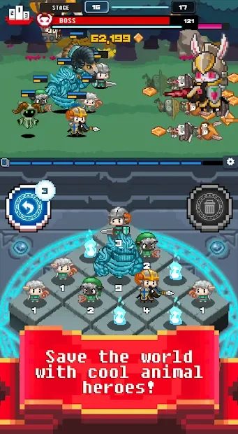 Summoner's Battle 2048 screenshot