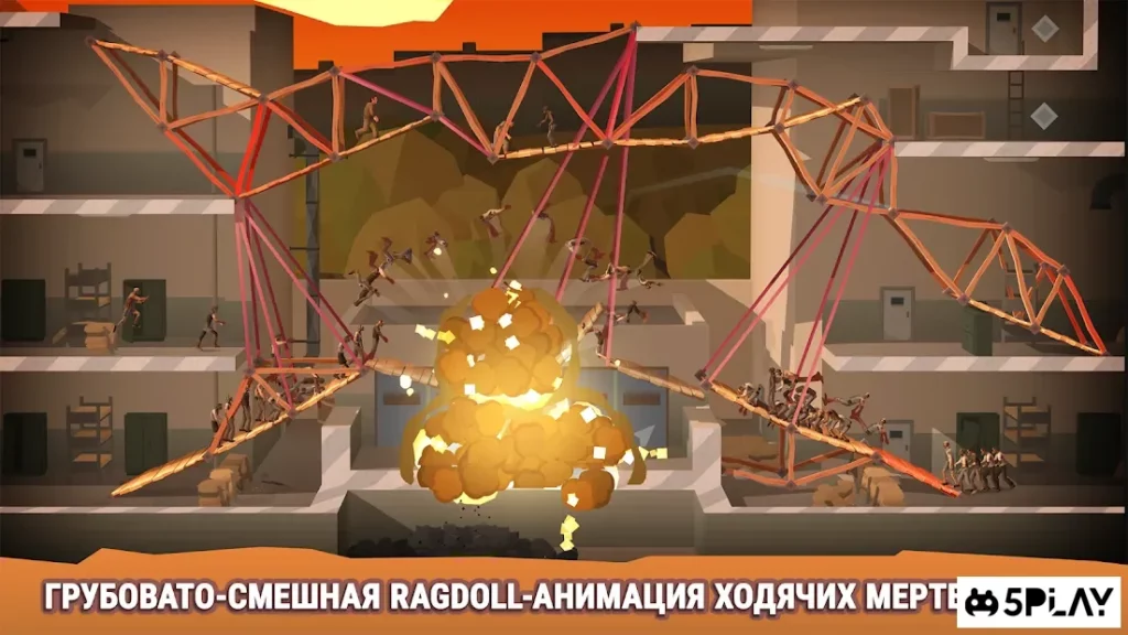 Bridge Constructor: The Walking Dead screenshot
