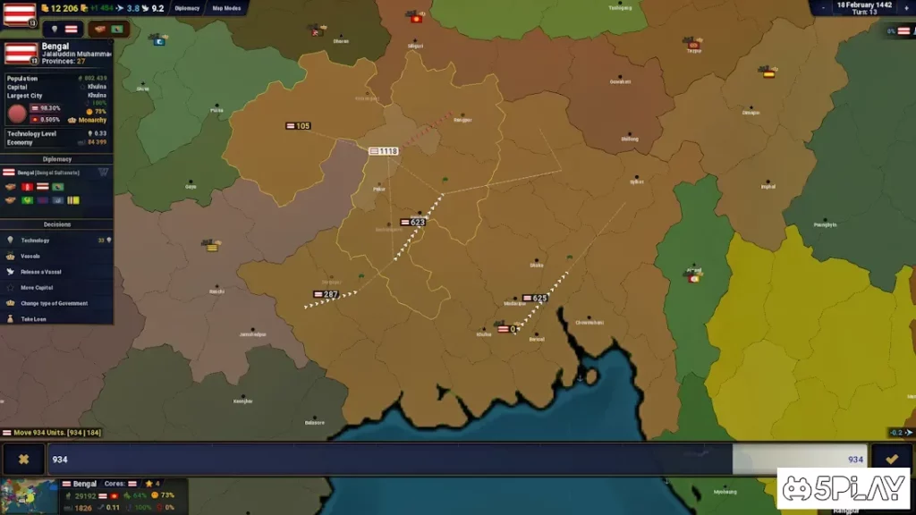 Age of History II Asia screenshot