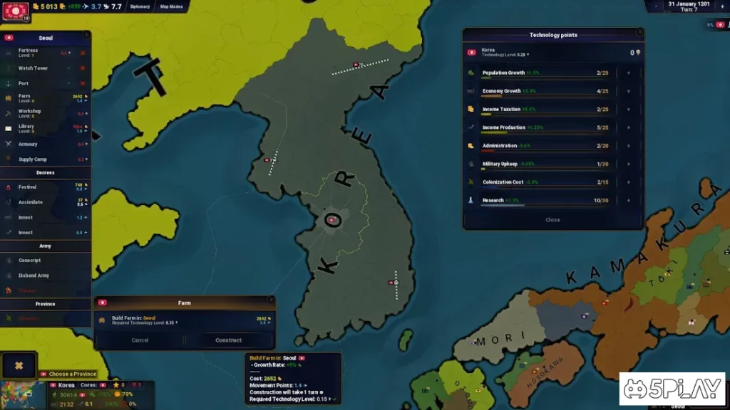 Age of History II Asia screenshot