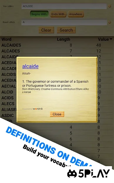 Word Breaker Full screenshot