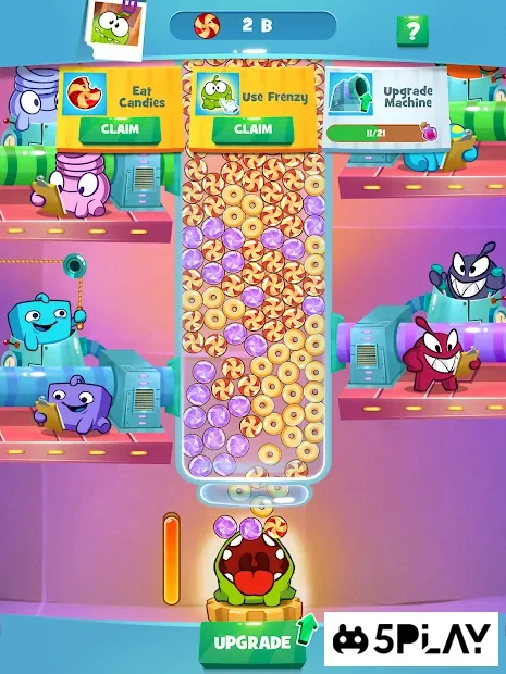 Om Nom Idle Candy Factory screenshot