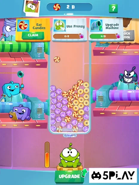 Om Nom Idle Candy Factory screenshot
