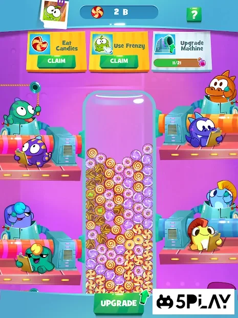 Om Nom Idle Candy Factory screenshot