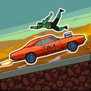 Drive or Die - Zombie Pixel Derby Racing Games icon