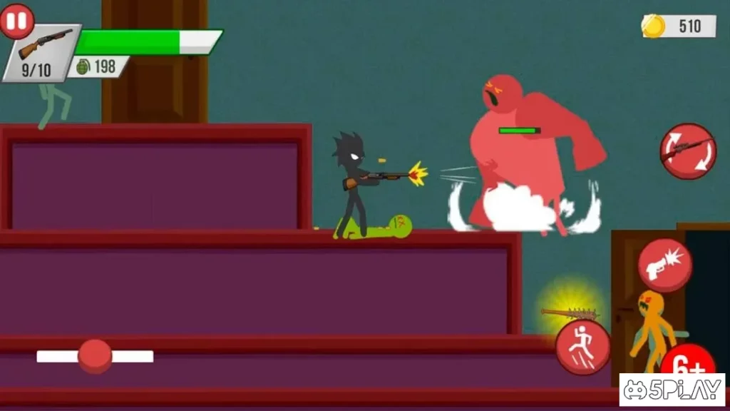 Stickman vs Zombies: Зомби шутер с человечком screenshot
