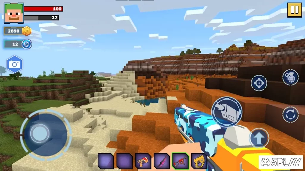 Fire Craft: 3D Pixel World screenshot