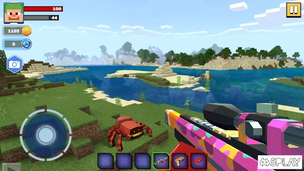 Fire Craft: 3D Pixel World screenshot