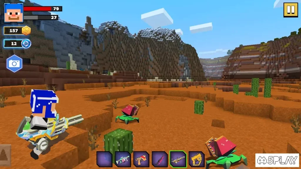 Fire Craft: 3D Pixel World screenshot