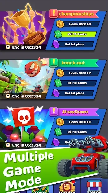 Tank Royale-Online IO howling Tank battle game screenshot