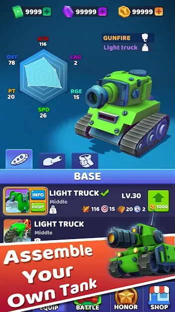 Tank Royale-Online IO howling Tank battle game screenshot