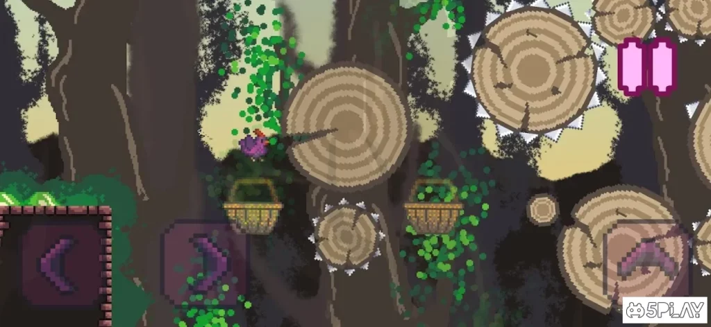 Purple Chicken : 2d Pixel Platformer (Hardcore) screenshot