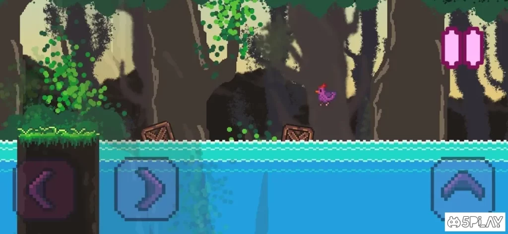 Purple Chicken : 2d Pixel Platformer (Hardcore) screenshot