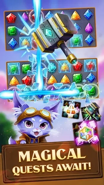 Fantasy Gems : Match 3 Puzzle screenshot