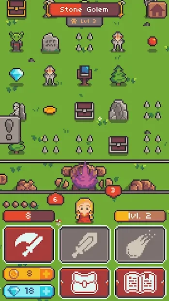 Eternis Heroes - Pixel Roguelike RPG screenshot