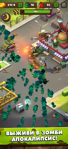Clicking Dead - Zombie Idle Defense screenshot