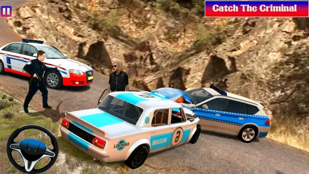 Offroad Police Car Driving Simulator Game screenshot