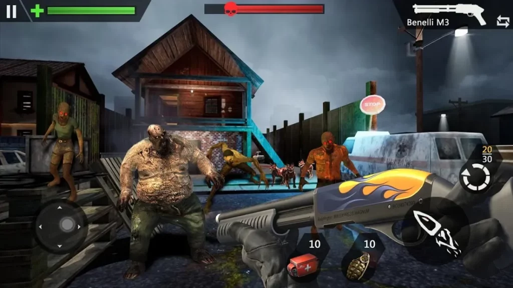 Zombie Target - Offline zombie shooting game screenshot
