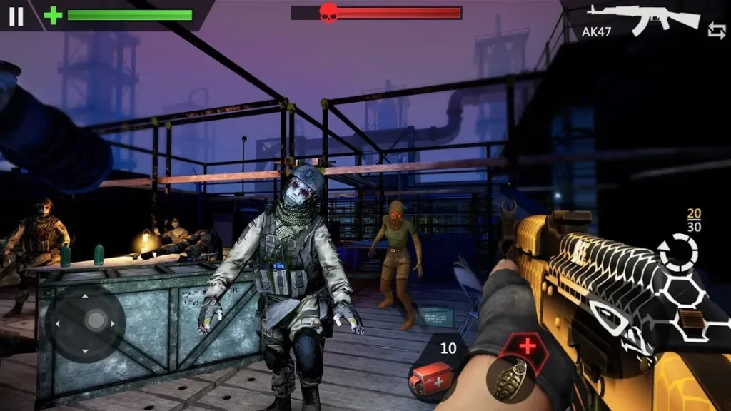 Zombie Target - Offline zombie shooting game screenshot