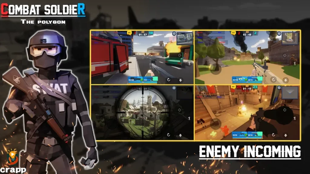 Combat Soldier - The Polygon screenshot