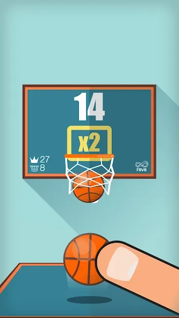Basketball FRVR - Стреляйте обручем и слэм данк! screenshot