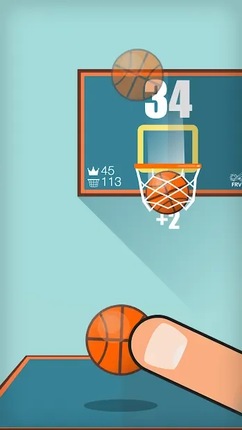 Basketball FRVR - Стреляйте обручем и слэм данк! screenshot