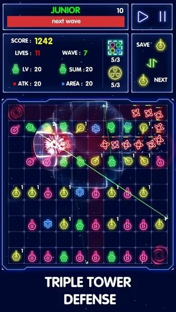 Triple Tower Defense screenshot